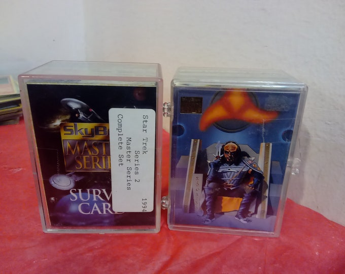 Vintage Artist Collectible Cards, Star Trek Master Series II by Skybox, 1994