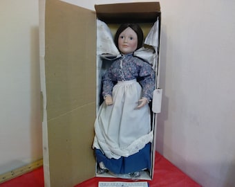 Vintage Porcelain Doll, The Ashton Drake Galleries "Little House on the Prairie" "Ma Ingalls" Doll, 1994