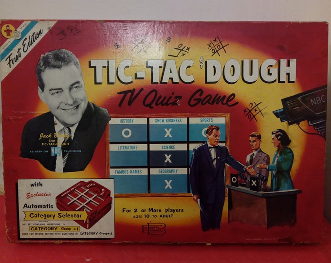 Vintage Tic Tac Dough Home Board Game Second Edition by Transogram#