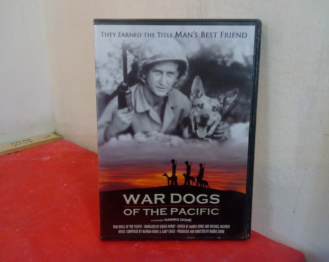 Vintage DVD Movie Tapes, War Dogs of the Pacific, Gregg Henry