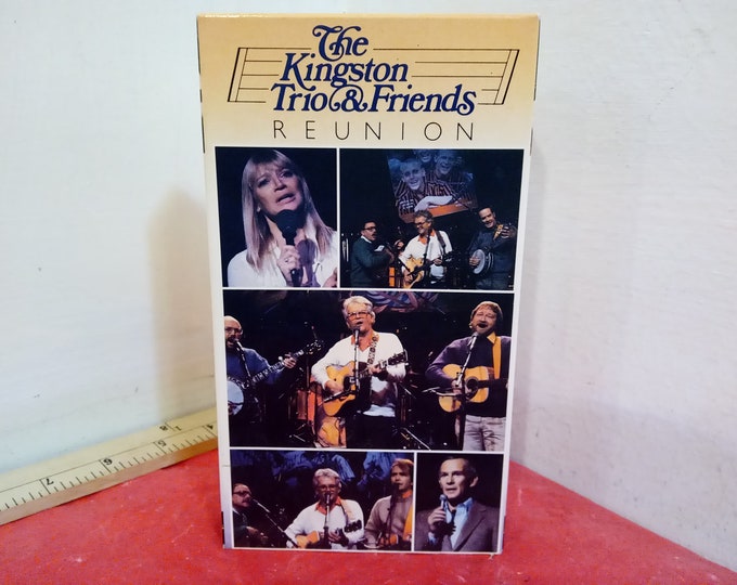 Vintage VHS Movie Tape, The Kingston Trio & Friends, Reunion, 1981#