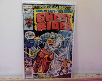 Vintage Comic Books, Marvel Comic Books, The Man-Thing, Hawkeye Miniseries, and Ghost Rider Comics