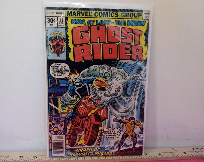 Vintage Comic Books, Marvel Comic Books, The Man-Thing, Hawkeye Miniseries, and Ghost Rider Comics