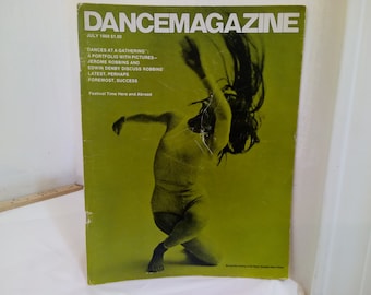 Vintage Dancing Magazines, Dance Magazine, 1970 and 1969#