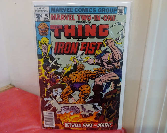 Vintage Comic Books, Marvel Comic Books, Marvel Two-in-One, 1970's