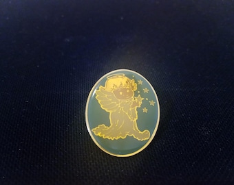 Vintage Lapel Pins or Hat Pins, Hummingbird, Angel, Bumble Bee, Tree, Acorn, Swan, Pineapple, Rose, Owl, or Stone Metal Pin