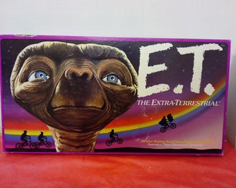 Vintage Board Game, E.T. The Extra-Terrestrial Game Based on Movie by Parker Brothers, 1982#