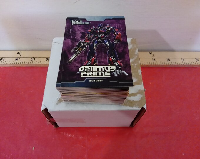 Vintage Artist Trading Cards, Transformer Movie Cards, 90 Card Set Complete in a Cardboard Case, 2007