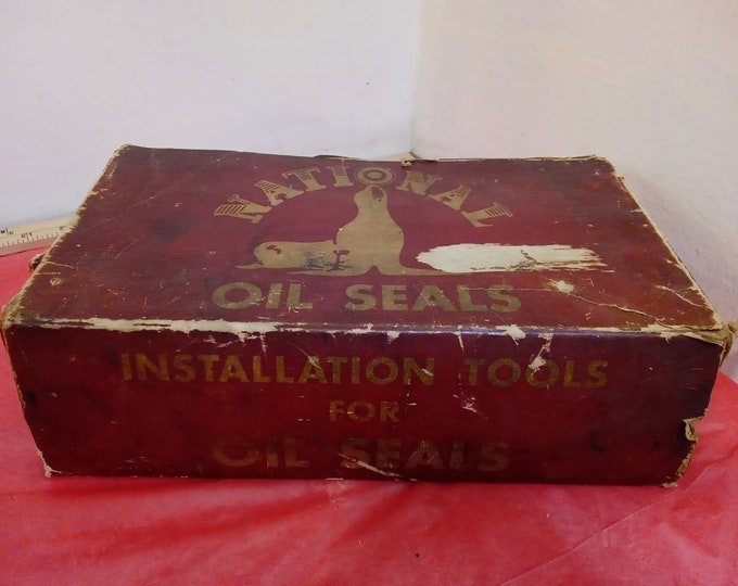 Vintage Tools to Install Oil Seals, National Oil Seals Installation Tools for Oil Seals, 1950's