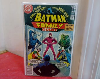 Vintage DC Comic Books, Batman Family Giant #16, 1970's