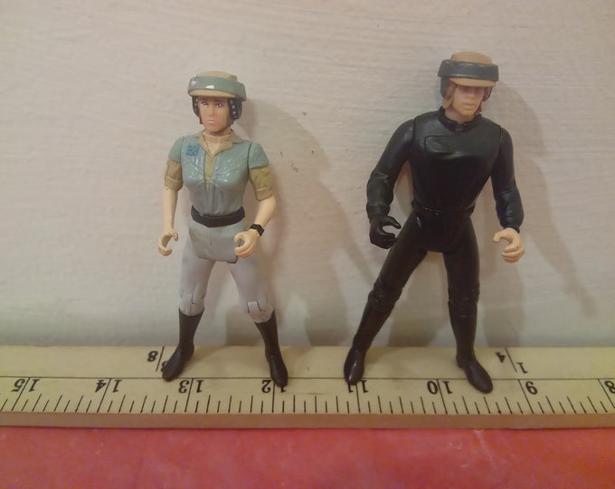 Vintage Star Wars Action Figures, Luke Skywalker "Return to the Jedi" and Girl