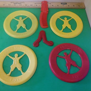 Vintage McDonald&#39;s Frisbee&#39;s Ronald McDonald, 1980&#39;s#