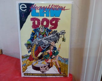 Vintage Epic Comic Books, Heavy Hitters "Law Dog", 1990's