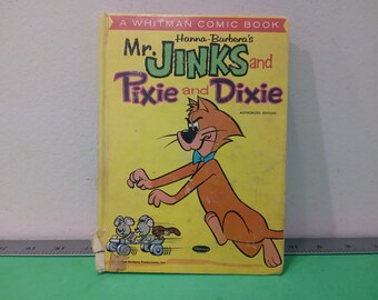 Victorian "Mr. Jinks and Pixie and Dixie" hard cover comic book
