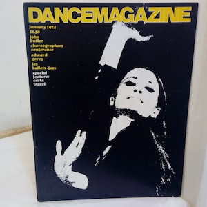 Vintage Dancing Magazines, Dance Magazine, 1974#