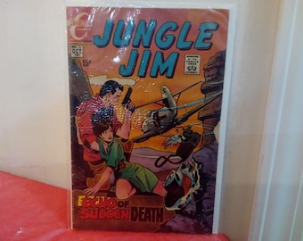 Vintage Charlton Comic Books, Jungle Jim #26, 1960's