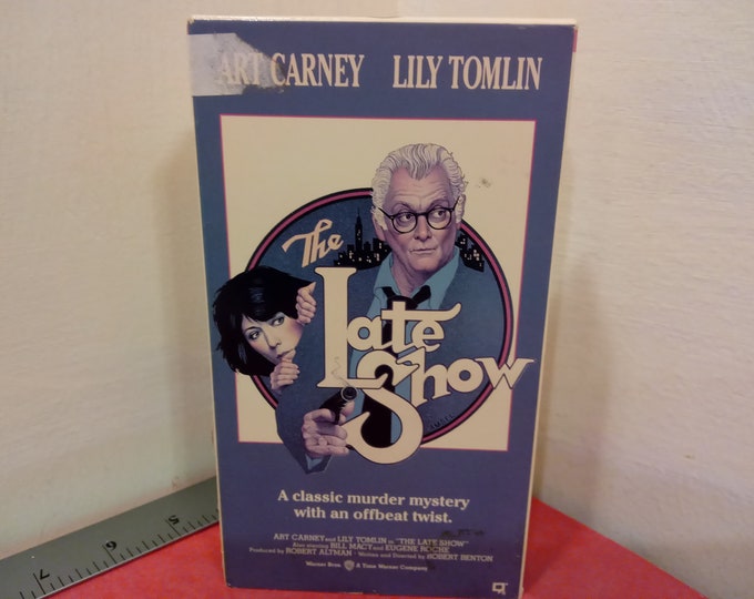 Vintage VHS Movie Tape, The Late Show, Lily Tomlin, 1991~