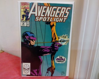 Vintage Comic Books, Marvel Comic Books, Avengers Spotlight, 1980's