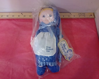 Vintage Dolls, Cloth and Vinyl Dolls from Little Debbie and Blue Bonnet Dolls, Strawberry Shortcake Doll and Miss Sunbeam, 1980's-1990's