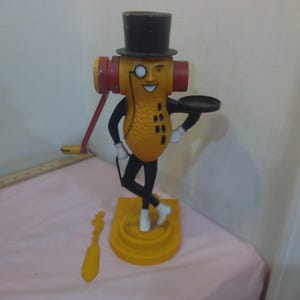Vintage Peanut Butter Maker, Mr. Peanut Hand Crank Peanut Butter Maker with Spreader, 1967#
