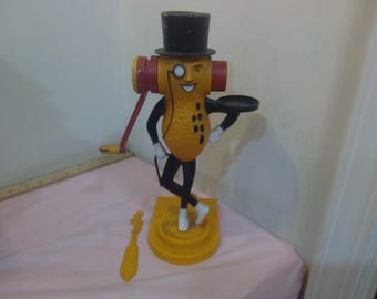 Vintage Peanut Butter Maker, Mr. Peanut Hand Crank Peanut Butter Maker with Spreader, 1967#