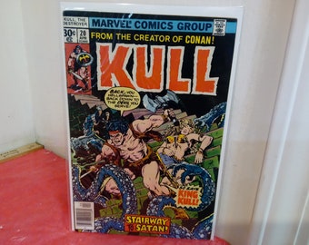 Vintage Comic Books, Marvel Comic Books, Kull #20, 1970's-80's