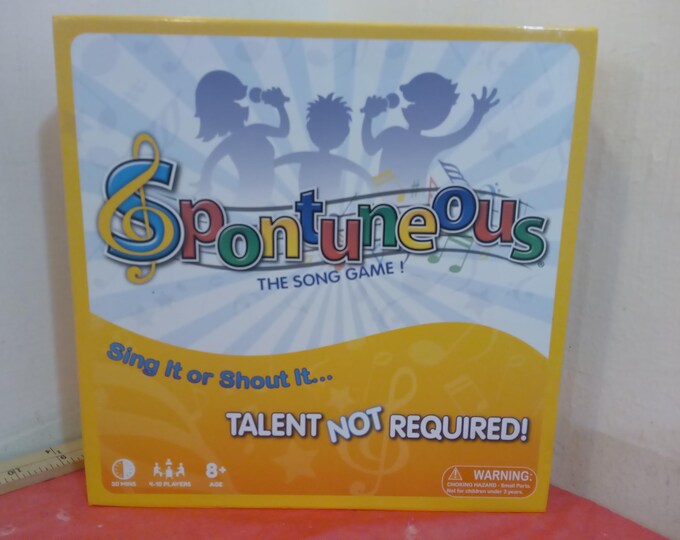 Collectible Board Game, Spontuneous "The Song Game!" by Spontuneous, 2018