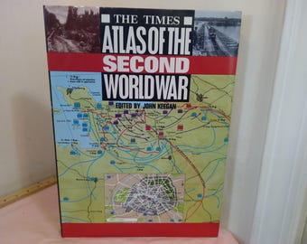 Vintage Hardcover Books, WWII Books and Military Books, Coast Guard Pamphlet, Top Teams Military Aircraft, Atlas of the WWII, and Others