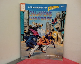 Vintage Champions Universe, A Sourcebook for Champions Role Playing Game Book, 1992