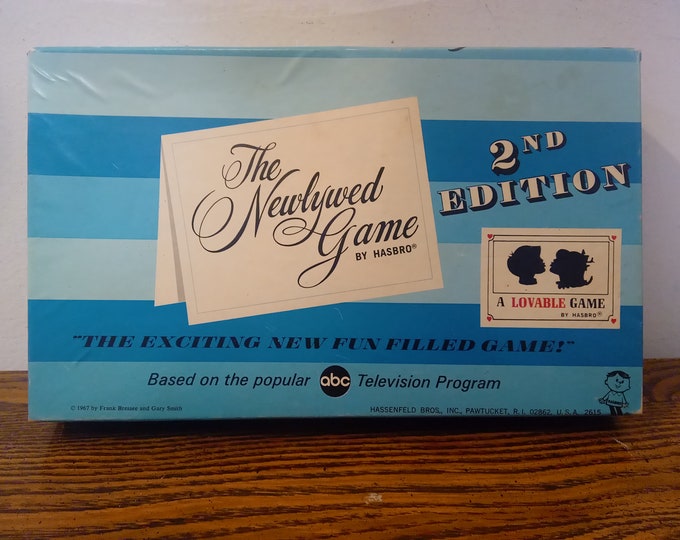 Vintage Boardgame, The Newlywed Game 2nd Edition by Hasbro, 1967#