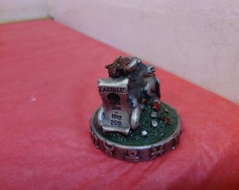 Vintage Pewter Figurines, Taurus, Dragons, Wizard, Angel, Penguin, Squirrel, Rabbit, and Soldiers, by Hallmark, Cuter and Others