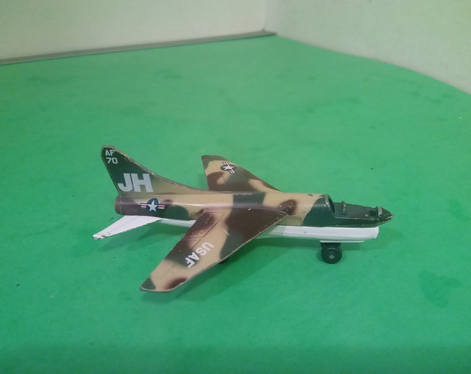 Vintage Match Box Corsair A7D Fighter Jet, 1973#