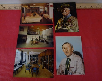 Vintage Postcards, Boy Scout Postcards, A Dickson Robinson Group Product, 1979