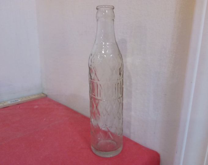 Vintage Soda Bottle, Embossed Slim Jim 9oz Bottle, Winston Salem N.C.