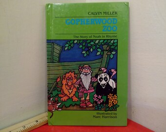 Vintage Hardcover Book, Gopherwood Zoo by Calvin Miller, 1987~