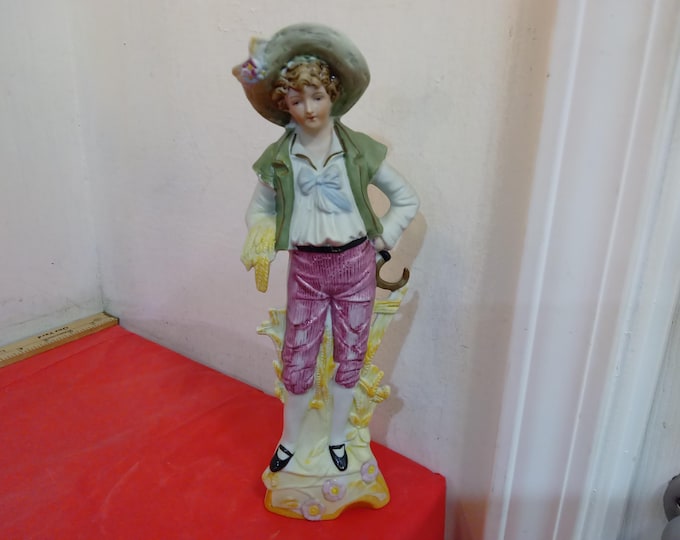 Vintage Ceramic/Porcelain Figurines, Candlestick Holders, Victorian Looking People, and Children, Made in Occupied Japan/Japan/Taiwan