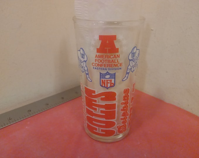 Vintage AFC Eastern Division Welch's Collector Series Glass, 1976#