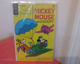 Vintage Gold Key Comic Books, Mickey Mouse and Goofy, Mickey Mouse, Mod Wheels, Pink Panther, Yosemite Sam, and Others, 1970's