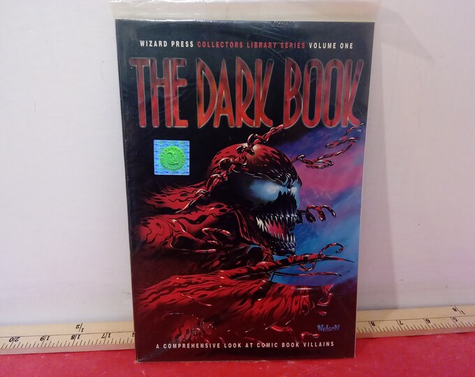 Vintage Comic Book, The Dark Book by Wizard Press, Volume 1, 1994