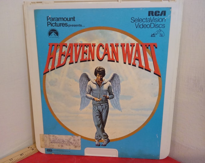 Vintage Video Disc Movie, Heaven Can Wait by RCA Select Vision Video Discs, 1980's