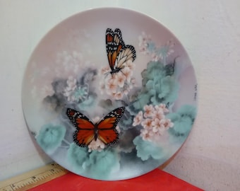 Vintage Collector Plates, The Xerces Society "Butterfly Plates" or The Kitchen Prayer, 1980's