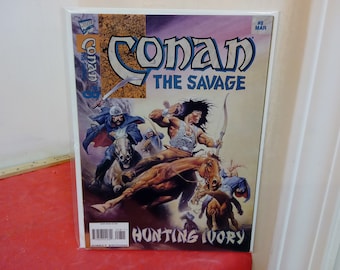 Vintage Comic Books, Marvel Magazine Group, The Savage Sword of Conan, Conan Saga, or Conan the Savage