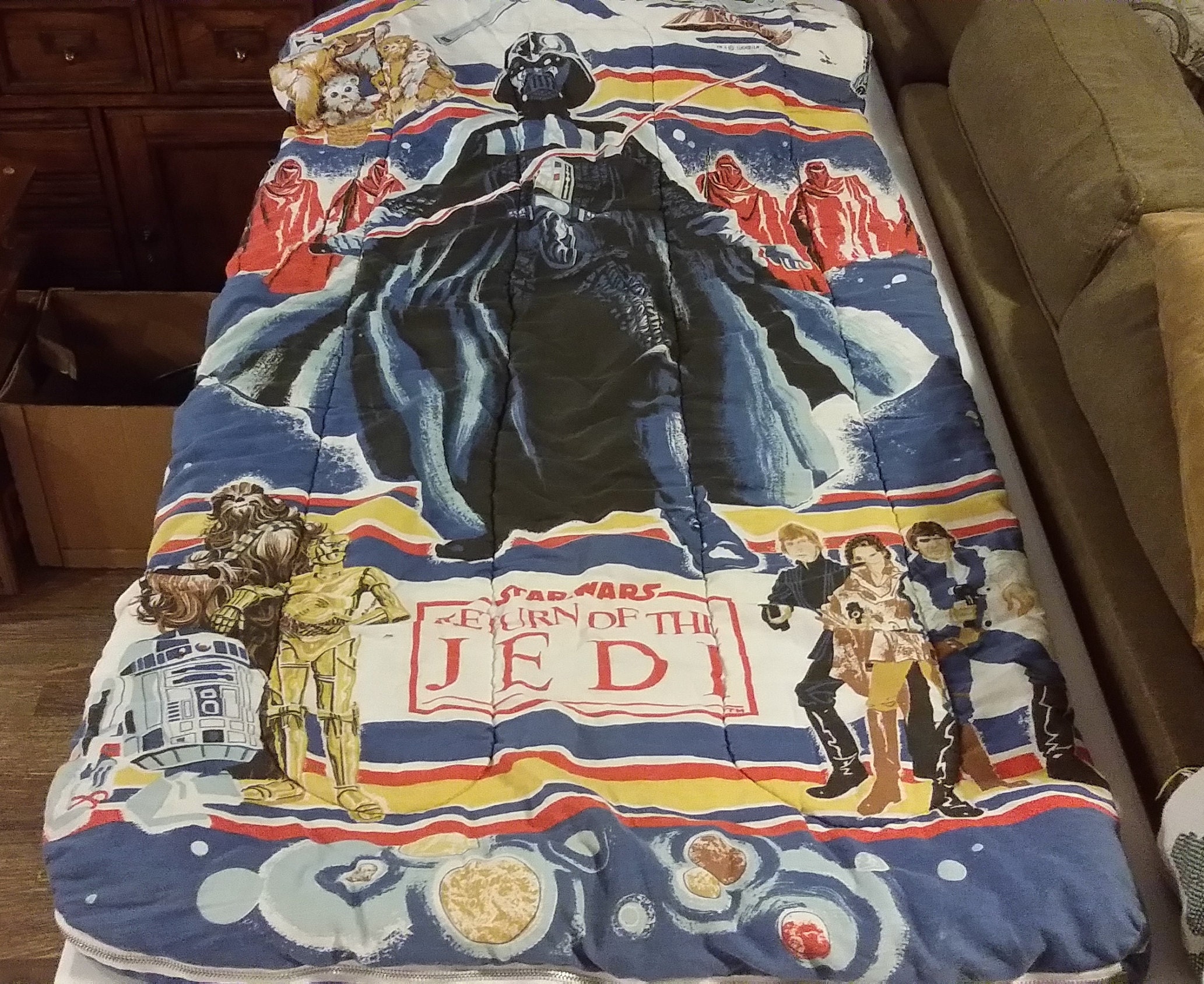 Vintage Star Wars Return of the Jedi Sleeping Bag, 1983#