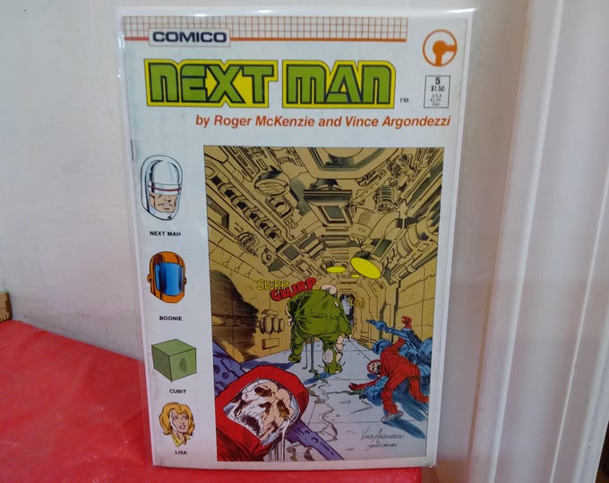 Vintage Comico Comic Books, Next Man, 1980's