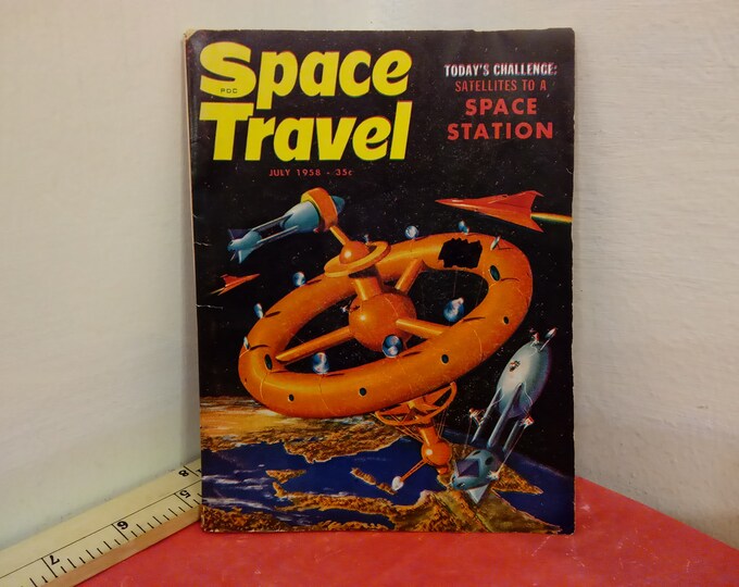 Vintage Paperback Book, Planet of Exile in Space Travel, A Greenleaf Publication, July 1958