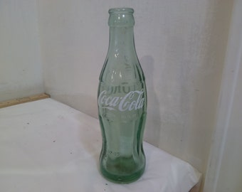 Vintage Soda Bottles, Coca-Cola Bottles 6 Oz, 6 1/2 Oz, and 16 0z., 1970's