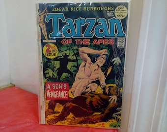 Vintage Comic Books, DC, Dell, or Gold Key Comics, Tarzan, Tarzan of the Apes, or Lord of the Jungle "Tarzan", Various Issues, 1970's