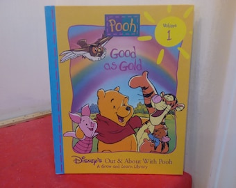 Vintage Children's Book, Disney's Out & About with Pooh Book, Volume #1 thru #10, 1996