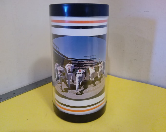 Vintage Oriole The First Opening Day, Baseball Game Plastic Beer Mug#