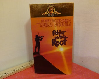 Vintage VHS Movie Tape, Fiddler of the Roof, Norma Crane, 1988